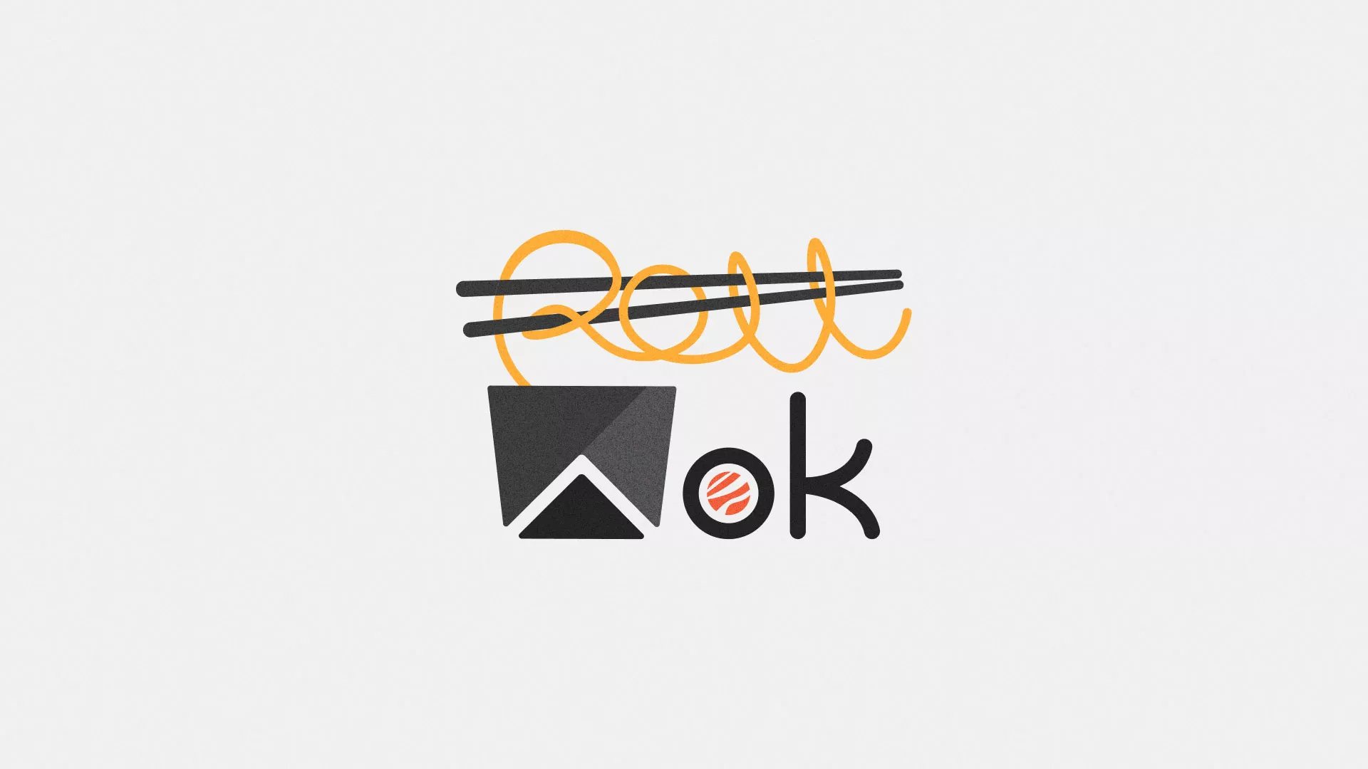 Разработка логотипа в Питкяранте для суши-бара «Roll Wok Club» Разработка логотипа в Питкяранте для суши-бара «Roll Wok Club»